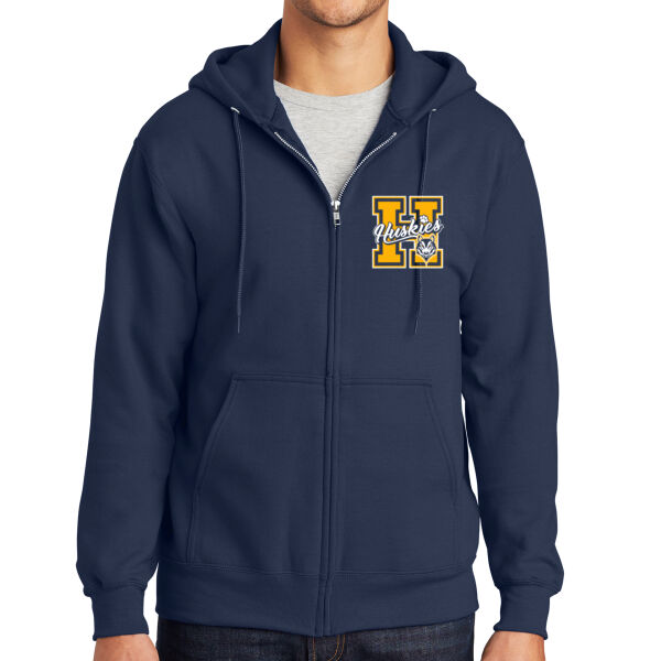 Adult Full Zip Hooded Sweatshirt Thumbnail